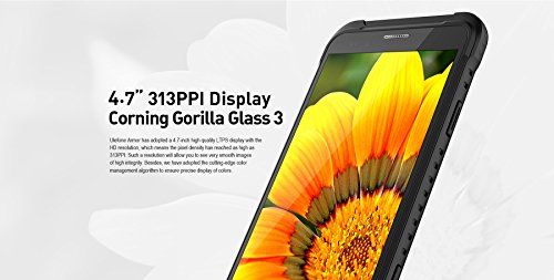 Ulefone ARMOR - 4.7 pollici Corning Gorilla Glass 3 schermo impermeabile antiurto antipolvere IP68 4G smartphone Android 6.0 Octa core a 1,3 GHz 3GB di RAM 32GB ROM 5MP + 13 MP fotocamera NFC GPS Slim corpo - arancia