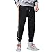 Produktbild jfhrfged Herren Freizeit Slim Fit Hosen Outdoor Sport Hosen Streifen Patchwork Jogginghose Lose Training Fitness Hosen Jogging Bottoms Streetwear (Schwarz, XXXXL)
