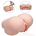 Produktbild Allmay Realistischer Ass & Vagina Masturbator 3D Silikon Vagina und Arsch Liebespuppe 3D Gesicht Sexpuppen für Männer Muschi Masturbation