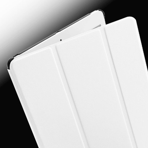 Fintie Apple iPad mini 1 / 2 / 3 Hülle – Smart Shell Case Schutzhülle Tasche Etui- Slim Lightweight Cover Auto Schlaf / Wach, Standfunktion für iPad mini 3 / 2 / 1, Weiß - 3