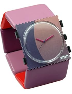 S.T.A.M.P.S. Stamps Uhr KOMPLETT - Zifferblatt Mysterie mit Belta 70s violet