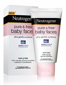 Neutrogena Pure & Free Baby Faces Ultra Gentle Sunblock w/ SPF 50+