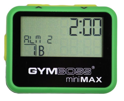 Gymboss Minimax Intervallzeitgeber Und Stoppuhr Grün-Gelb Softbeschichtung - 5