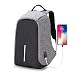 Produktbild Laptop Im Rucksack Wasserdichte Tasche Für Männer, Frauen, Arbeiten, Reisen, College, Grau