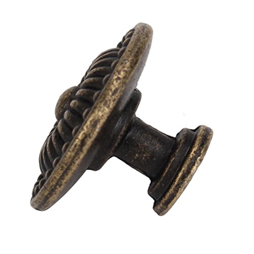 WINOMO Vintage Schrank Schublade Schrank Pull Griff Knopf 4pcs (Bronze) - 5