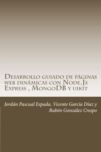 Desarrollo guiado de páginas web dinámicas con Node.Js Express , MongoDB y uikit