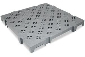 CubetasGastronorm ®- Fricosmos - Loseta Antideslizante Gris 500x500x25 mm. - 481040