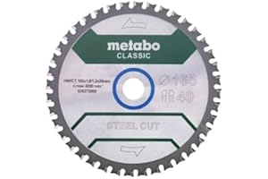 Metabo 628273000 SteelCutClassic 165x20 Z40 FZFA 4°