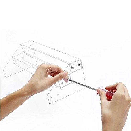 FineHome Nagellack-Ständer, 3 Etagen, Aussteller, aus Acryl, Kosmetik, Make-up - 5