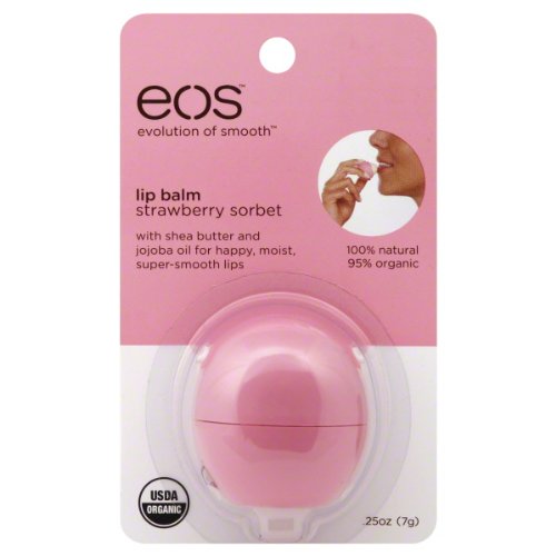 EOS Smooth Sphere Lip Balm Strawberry Sorbet 0.25 oz