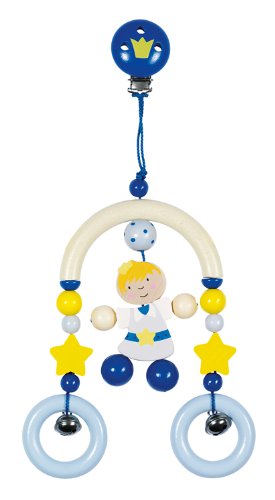 Heimess 734400 Wooden Mini Trapeze Clip On Mobile (Prince)