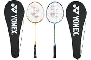 Yonex GR 303 Combo Raqueta de bádminton con Cubierta Completa, Juego de 2