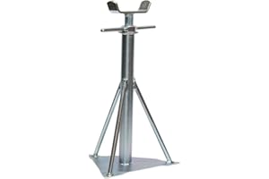 Mystatic Medium Axle Stand - Adjustable Stand for Leveling Static Caravans and Lodges - Caravan Support Stands - Caravan Stands for Car, Van, Camper or Other Vehicles - Size 12" - 16.5"