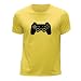 Produktbild STUFF4 Jungen/Alter 12-14 (152-164cm)/Gelb/Rundhals T-Shirt/PS1/PS2/PS3 Playstation Controller