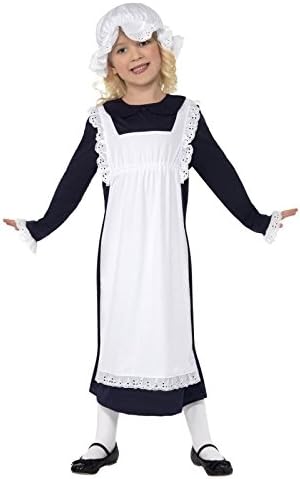 Fancy Dress VIP Kids Poor Victorian Girl Servant Maid Historical Book Week Costume