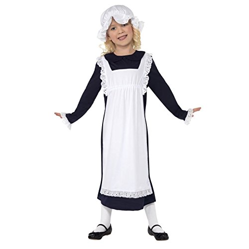 Fancy Dress VIP Kids Poor Victorian Girl Servant Maid Historical Book Week Costume