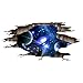 Produktbild Dtuta Mode Kreative 3D Sternenhimmel Planet DIY Familie Wandaufkleber Abnehmbare Wandbild Vinyl Kunst Raumdekoration