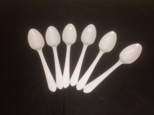100 x Heavy Duty White Spoons (Free P &amp;P on all products)