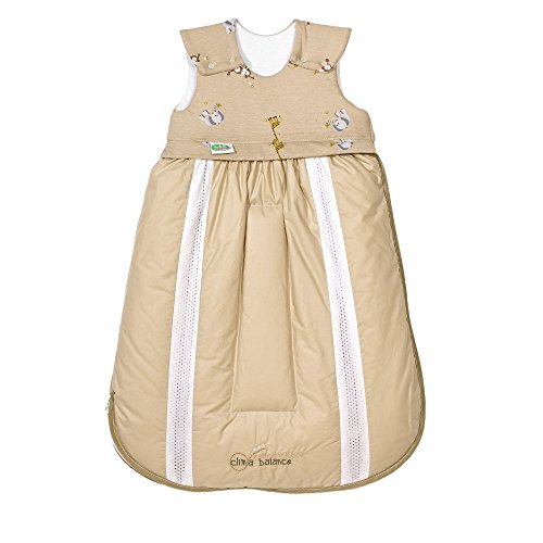 Preisvergleich Produktbild Odenwälder 1266-620 Gr.70 Daunen-Schlafsack Clima Balance 2-teilig beige