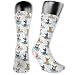 Produktbild Cartoon Character French Bulldog Unisex Crew Socks Funny Socks Dress Socks Boot Socks Crazy Socks Trainer Socks