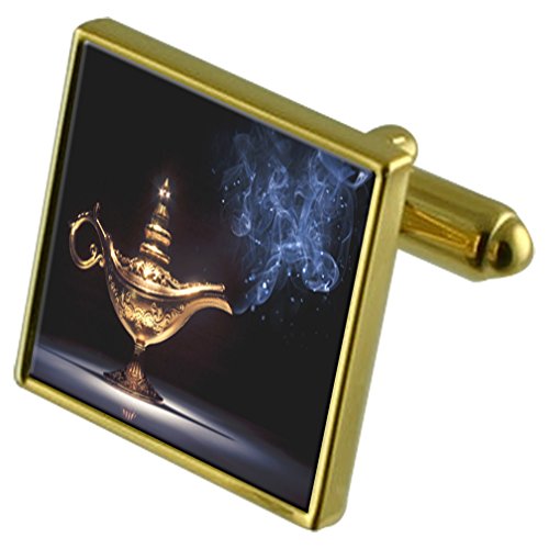 Preisvergleich Produktbild Select Gifts Genie Lampe Gold-Manschettenknöpfe im Beutel