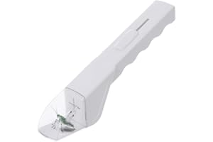 GXGM 1 Pcs Acchiappa Insetti, Attrezzo Cattura Insetti Vivi,Trappola per Ragni e Insetti,Acchiappa Ragni Facile Da Catturare E Osservare,Adatto per i Bambini(Bianco)