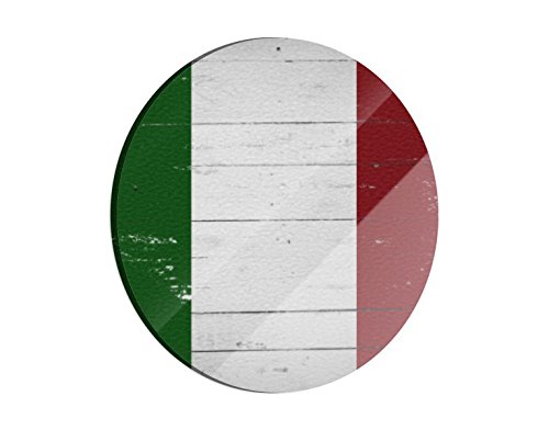 Glas-Schneidebrett Italien B x H: 30cm x 30cm von Klebefieber®