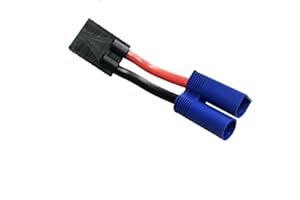 ZAHARA Adaptateur de Courant : Remplacement pour Traxxas Femelle vers EC5 IC5 12AWG : EC-5 IC-5 TRX ID ESC LiPo Adaptateur ec5 vers traxxas