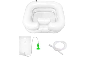 HIQE-FL Lavandino Gonfiabile Per Capelli,Bacino Gonfiabile Per Capelli Portatile,Lavandino Gonfiabile Per Lavaggio Dei Capelli,Gonfiabile Mobile Bacinella Gonfiabile,Lavandino Gonfiabile (B)