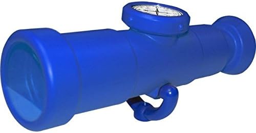 Garden Toy Play Telescope with Working Compass - Playhouse, Den, Climbing Frame Accessory (Blue)