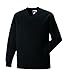 Jerzees kids V-neck sweat in black age 9-10