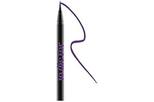 KRASH KOSMETICS Eyeliner Líquido Morado To Die For REINONA - Formula Waterproof 24h Larga Duración - Delineador Ojos Colores Pigmentados - Aplicador de Fieltro Punta Fina - Vegano y Cruelty Free