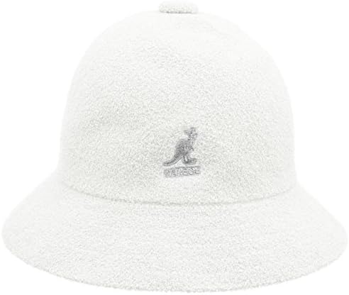 KangolBermuda Casual Soft Cloth Hat Cloche (S (54-55 cm) - White)
