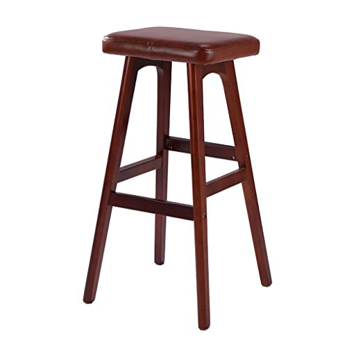 Chairs LI JING SHOP - Hölzerne braune Küchenbar Hocker mit Birkenproduktion (Farbe : Braun)