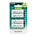 Produktbild Sony Cycle Energy NiMh-Akkus, AA, wiederaufladbar, 2500 mAh, 4 Stück