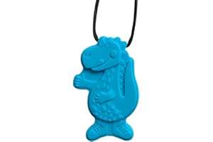 HDAKDDHG Collar sensorial masticable para niños y niñas, juguetes masticables de silicona para niños con TDAH, autismo, ansiedad, collar masticable para reducir la ansiedad de adultos y niños