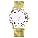 IG Invictus Vintage Ladies Round Mesh Strap Watch Quartz Fashion Watch Quarzmaschengürtel Modeuhr T313 W MIT Mode, Uhren, Quarz -