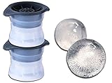 bola de hielo fortnite Apto para lavavajillas. Esfera de molde para hacer bolas de hielo  Perfecto para su ponche de frutas, cócteles, batido, cafe de hielo, copa de vino, cerveza fría, tiempo de fiesta de los niños, cualquier evento - Set de 2 - 1y garantía