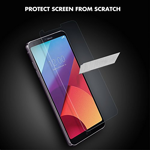 LG G6 folie aiMaKE LG g6 panzerglas LG g6 panzerglas folie schutzfolie lg g6 schutzfolie lg g6 displayschutzfolie lg g6 folie panzerglas lg g6 – Scharfer Touchscreen – Dünne Schutzfolie – Hardness aus gehärtetem Glas Panzerglas (0,33mm) – Lebenslange Garantie [3 Stück] - 5