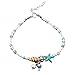 Produktbild Moonuy Damen Accessoires Shell Strand Fuß Kette Muschel Sandale Fußkettchen Perlen Armband Schmuck Muscheln Strand Fuß Kette Fuß Kette Perlen Armband (B)