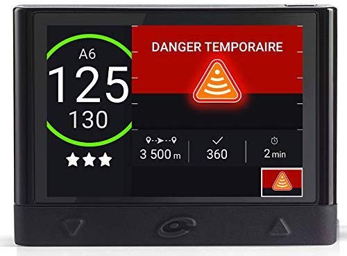 Coyote - Boîtier Coyote Mini - Assistant d'Aide à la Conduite - Avertisseur Dépassement Vitesse - Alertes Dangers, Trafic et Perturbations en Temps Réel - Format Mini - Connectivité Bluetooth