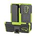 Produktbild LAGUI Hülle Geeignet für Xiaomi Pocophone F1, Stylisch Trend Schutzhülle Mit Ständer, Rugged TPU/PC Dual Layer Hybrid Handyhülle, Schützt Vor Stößen und Schlägen Outdoor Fall. Grün