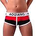 Produktbild TUDUZ Basic Boxer Boxershort Unterhose Unterwäsche Pants Männer (Rot, S)