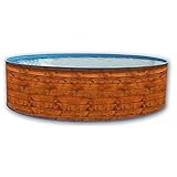 Piscine acier ronde etnica promo 4,50 x hauteur 0,90m - toi 8102