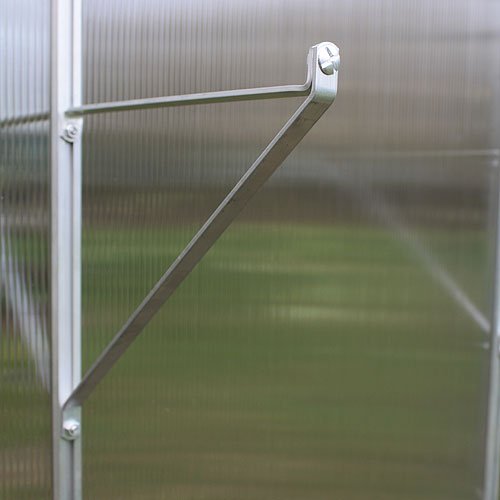 Zwei Wests & Elliott sbwm10 25,4 cm Wand montiert Regal Klammern mit Paar – Aluminium - 2