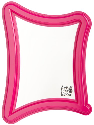 Magnetischer Schmink-/ Kosmetik-Spiegel "STYLE UP" für Kühlschrank, Spind und Schließfach in pink / rosa (sweet pink)