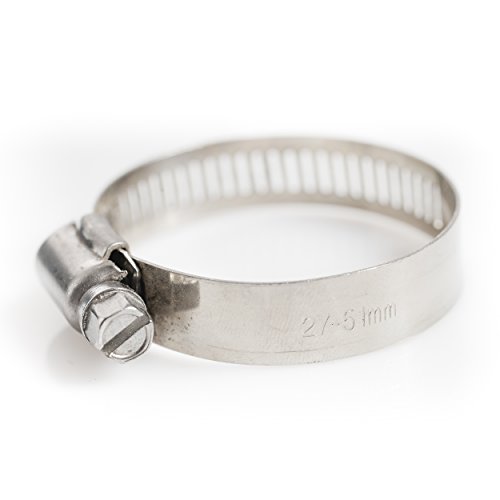 3 – Wege Ventil und T Stück, kompakte Ausführung, Bypass, mit Edelstahl Schlauchschellen, für 32 und 38 mm Schlauch - 3