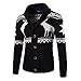 Produktbild Herren Tops Internet Winter Weihnachts strickjacke Mantel Jacken Sweatshirt (schwarz, M)