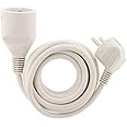 16A HO5VV-F 3G1 Household Extension Cable 1.90 m White