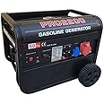 GrecoShop Gruppo elettrogeno/Generatore di Corrente 2800W - 220/380V con Ruote (cod.:3417)